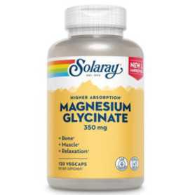 Solaray Glycinate Magnesio 120 cápsulas