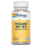 Solaray Vitamin D3 &amp; K2 (mk7) 60 cápsulas