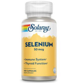 Solaray Selenium 50 mcg. 100 cápsulas