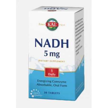 Solaray Nadh 5 mg. Enada 30 comprimidos Kal