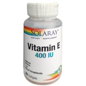 Solaray Vitamina E (100% D-alfa Tocoferoles) 50 perlas