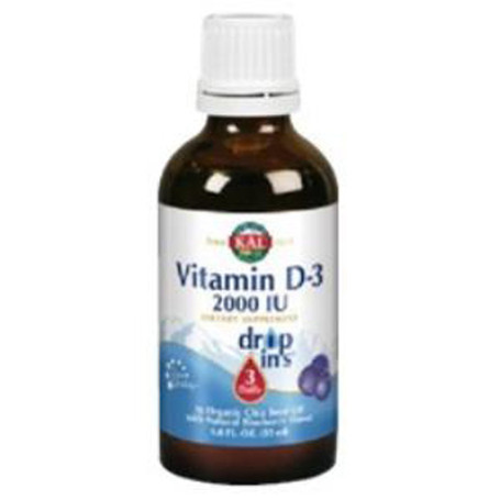 Solaray Vitamina D3 Gotas 53 ml.