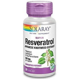 Solaray Super Resveratrol 250 mg. 30 cápsulas