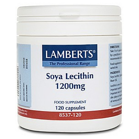 Lecitina de soja 1200mg 120 cáps.