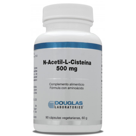 N-Acetil-L-Cisteína 500 mg. 90 cápsulas vegetarianas