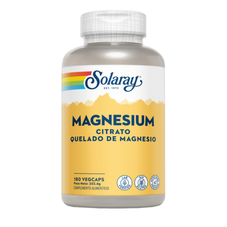 Solaray Magnesium Citrato 180 cápsulas