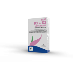 Fepa - Vitamina D3+K2 Liposomada 40 cápsulas. Fepadiet