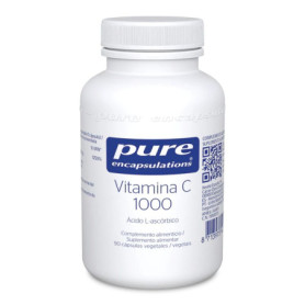 Vitamina C 1000 mg. 90 cápsulas. Pure Encapsulations