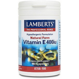 Vitamina E natural 400 u.l. 180 tabs.