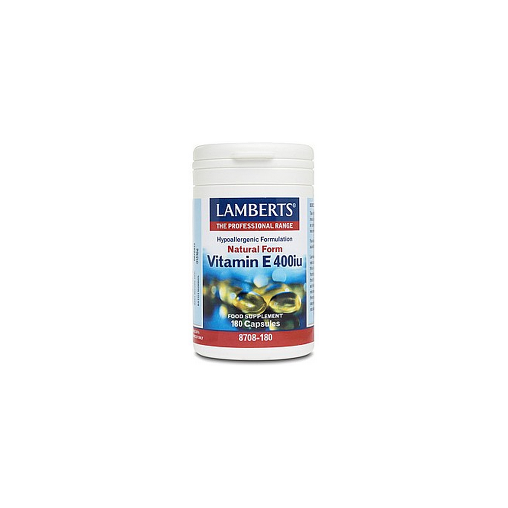 Vitamina E natural 400 u.l. 180 tabs. Vitamina E natural 400 u.l. 180 tabs.