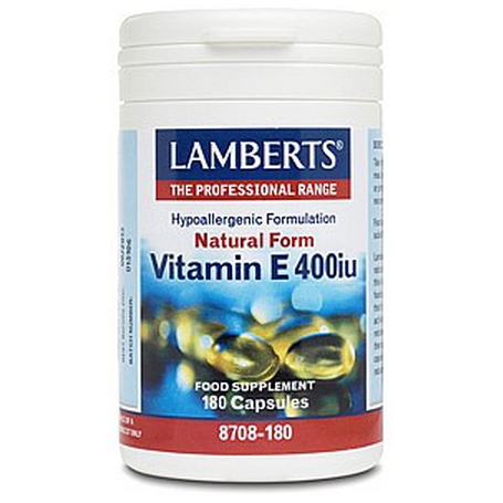 Vitamina E natural 400 u.l. 180 tabs.