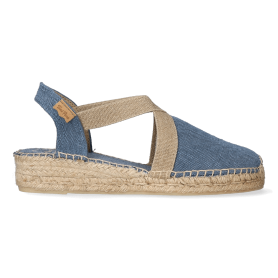 TONI PONS Verdi-V - Blau - Azul - Alpargatas Veganas