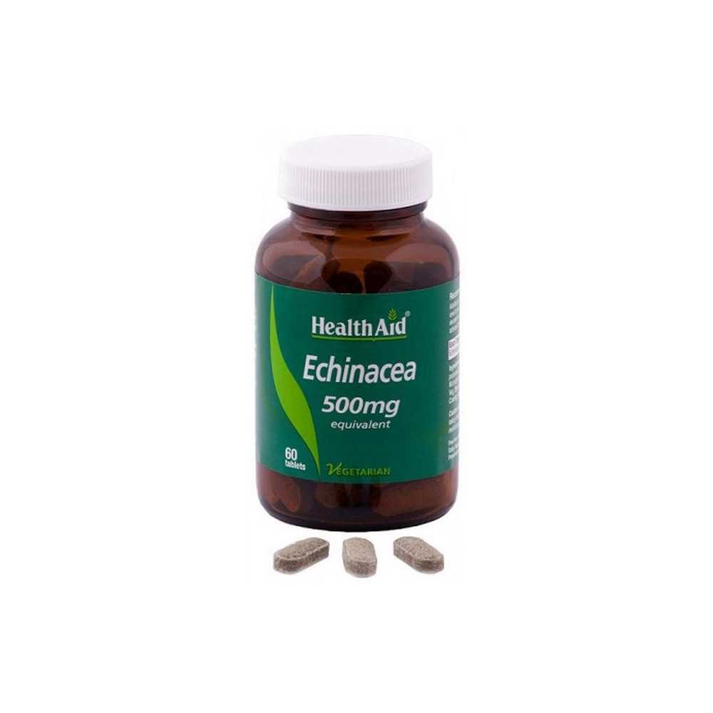 Equinácea 500mg de polvo 60 compr. HealthAid Equinácea 500mg de polvo 60 compr. HealthAid