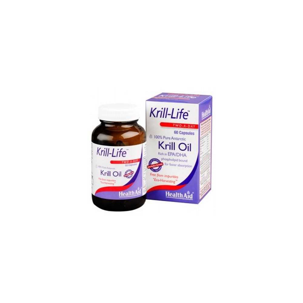 Krill-Life - Aceite de Krill 60 cáps. HealthAid Krill-Life - Aceite de Krill 60 cáps. HealthAid