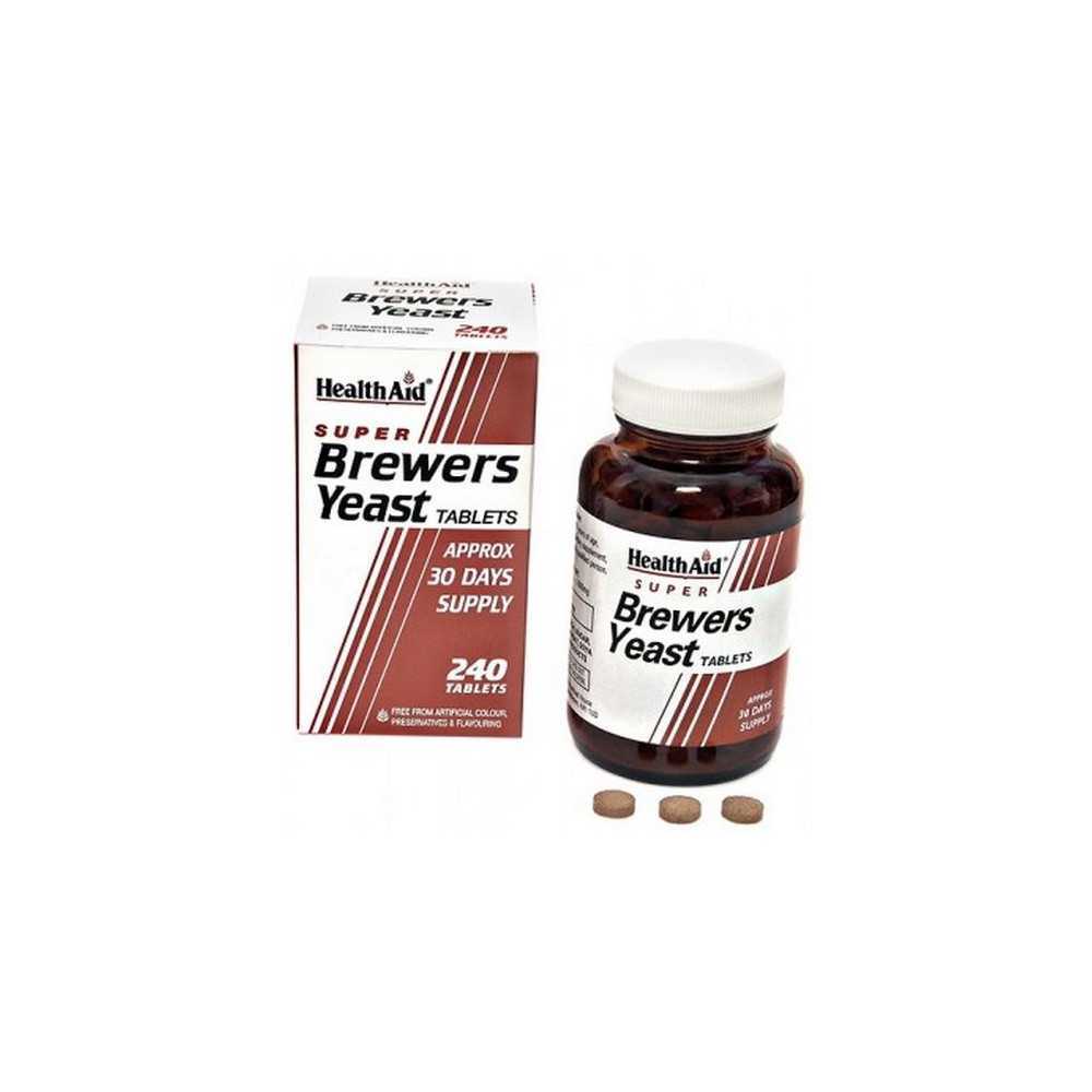 Levadura de Cerveza 240 tabs. HealthAid Levadura de Cerveza 240 tabs. HealthAid