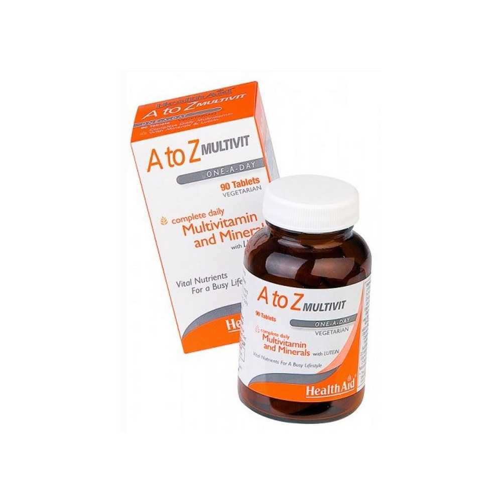 Multi A-Z Active 20 compr. HealthAid Multi A-Z Active 20 compr. HealthAid